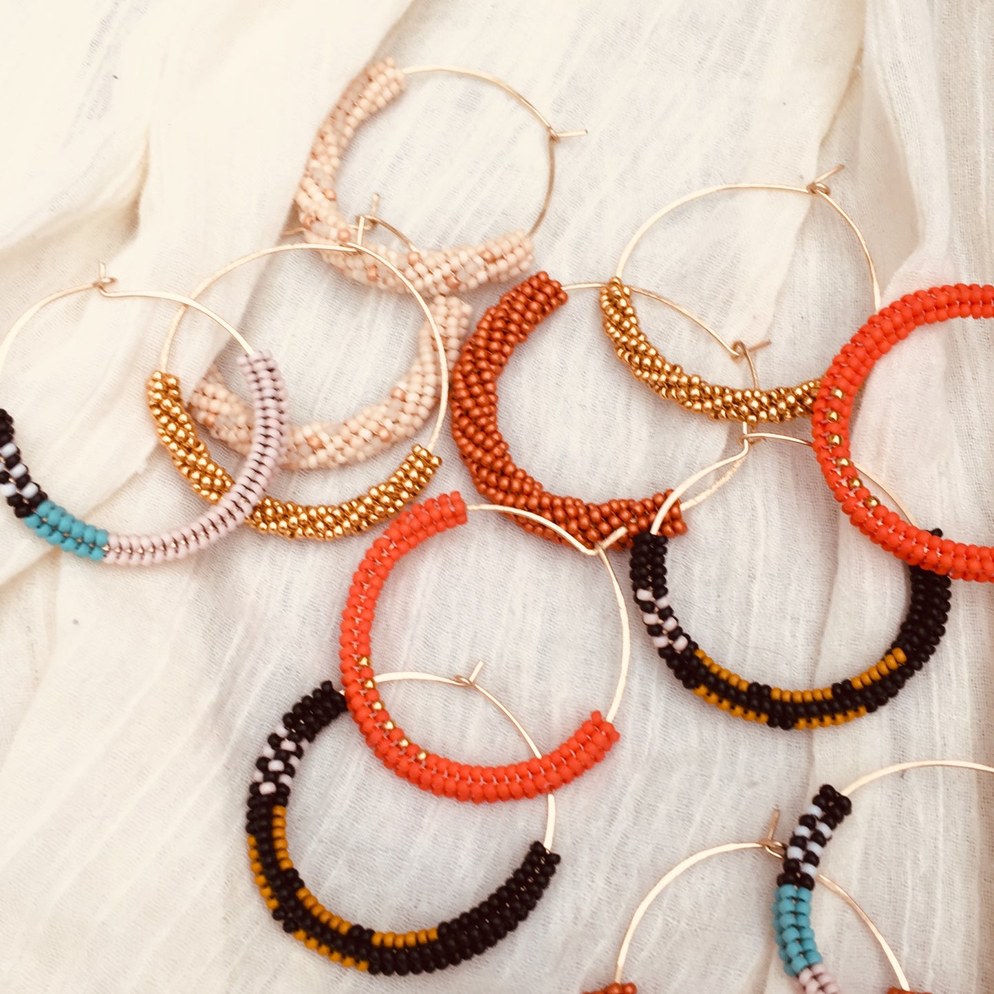 Scarlet hoops