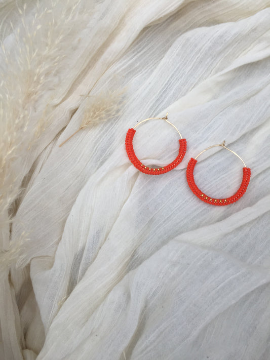 Scarlet hoops