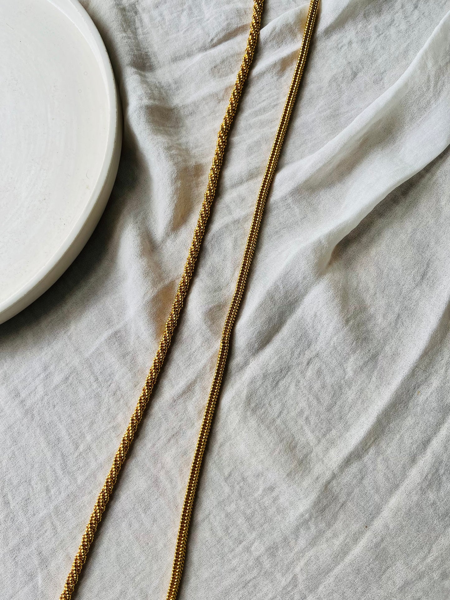 Joni gold rope necklace