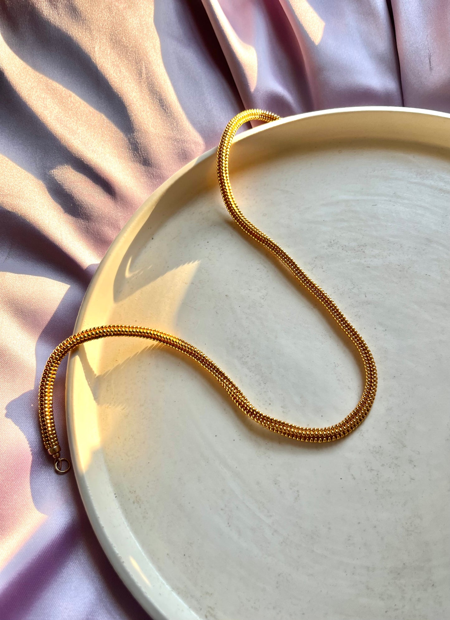 Joni gold rope necklace